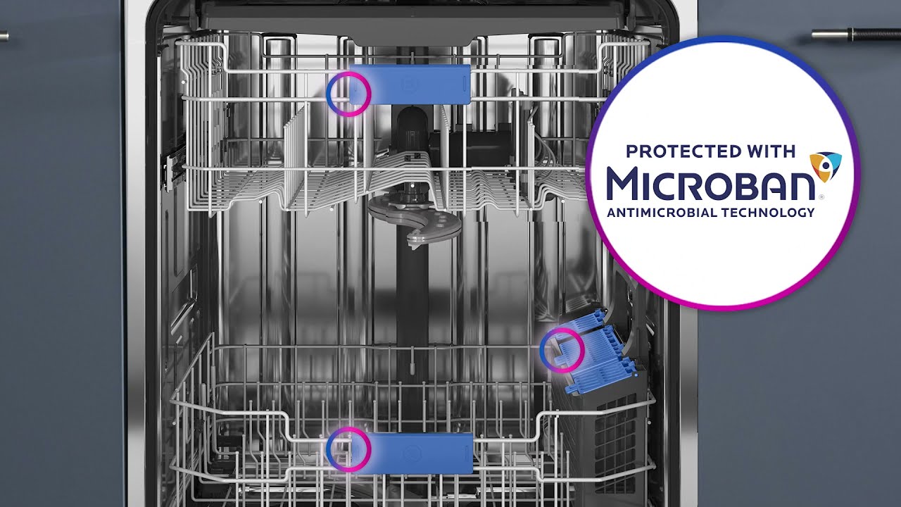 Introducing the GE Profile UltraFresh System™ Dishwasher with Microban® Antimicrobial Technology