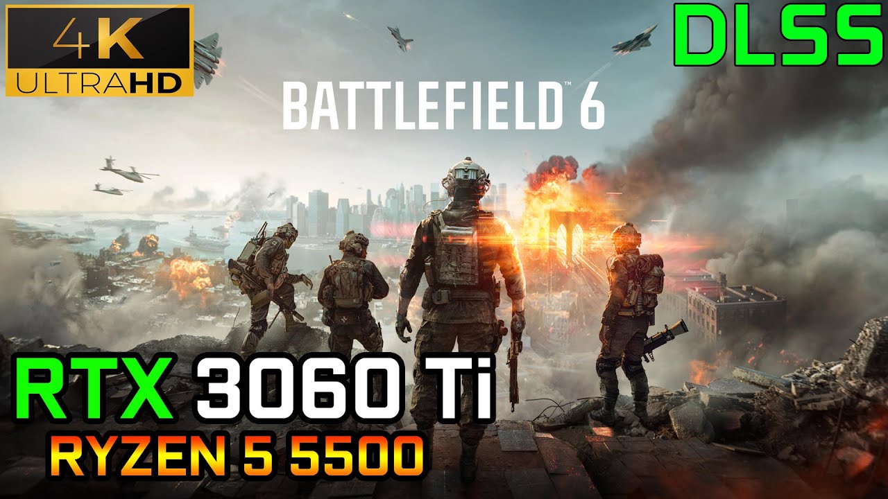 Battlefield 6 | RTX 3060 Ti + Ryzen 5 5500 | 1080p, 1440p and 4K | Benchmark