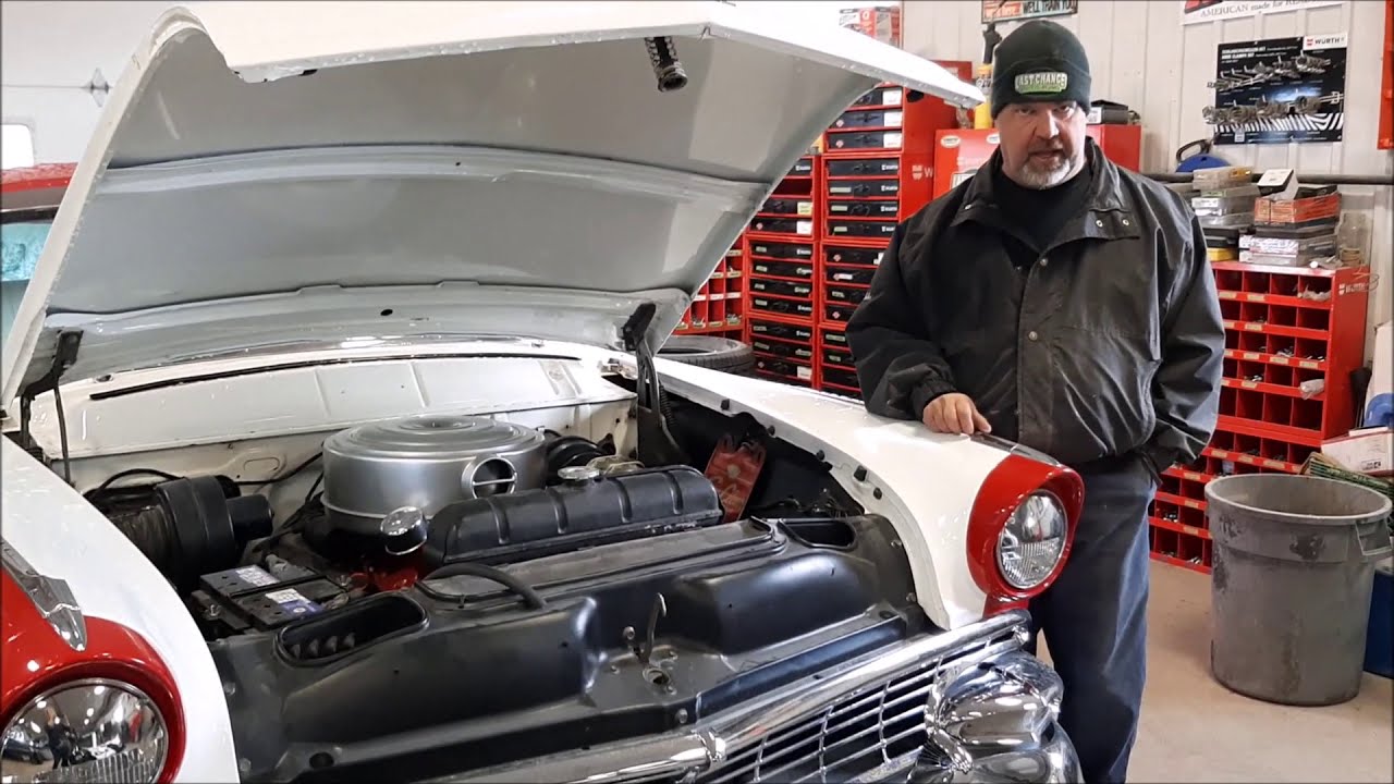 1956 Ford Fairlane Engine Refresh, Y Block 292, 312 Engine,  lastchanceautorestore com
