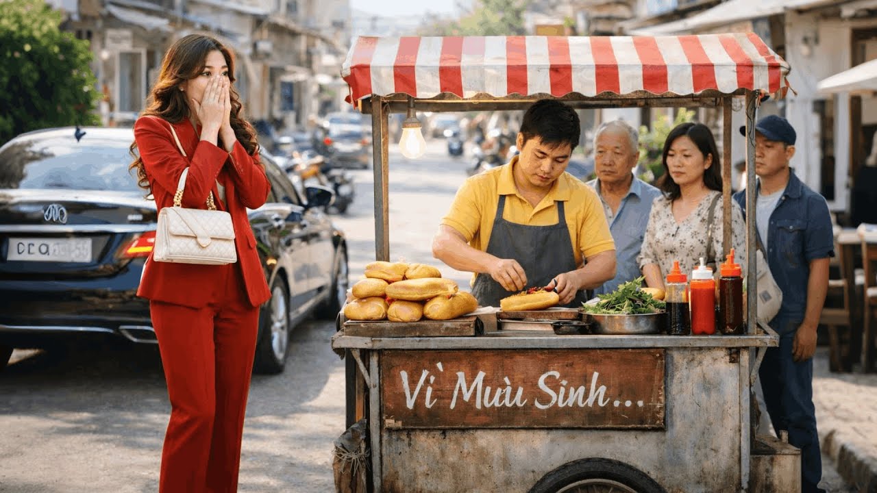 Thấy Chồng Cũ Bán Bánh Mì Ven Đường – Nữ Tỷ Phú Bật Khóc Sự Thật Sau 5 Năm Khiến Ai Cũng Nghẹn Lòng