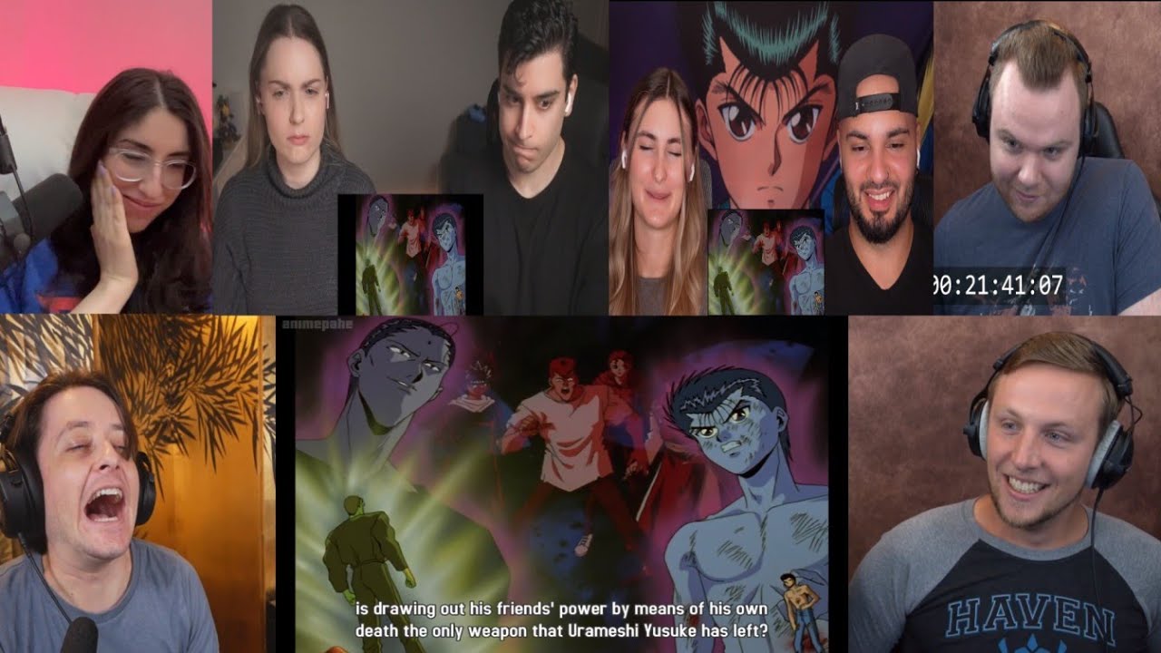 YU YU HAKUSHO EPISODE 88 REACTION MASHUP!!