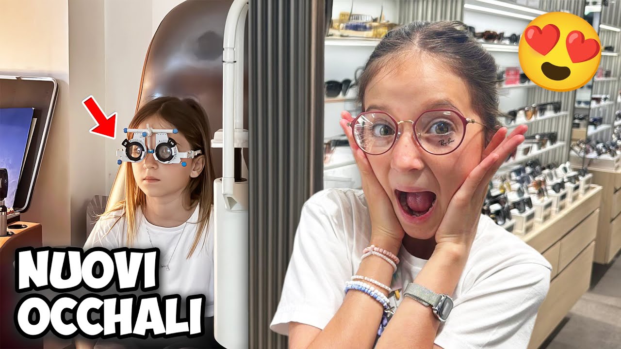 VLOG! ANDIAMO DALL'OCULISTA PER LA PRIMA VOLTA E FIGLIACHIARA DEVE METTERE GLI OCCHIALI!