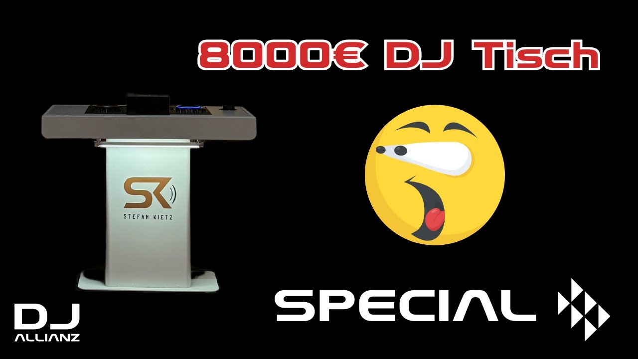 Mein neuer völlig gestörter und überteuerter DJ Tisch 🙈