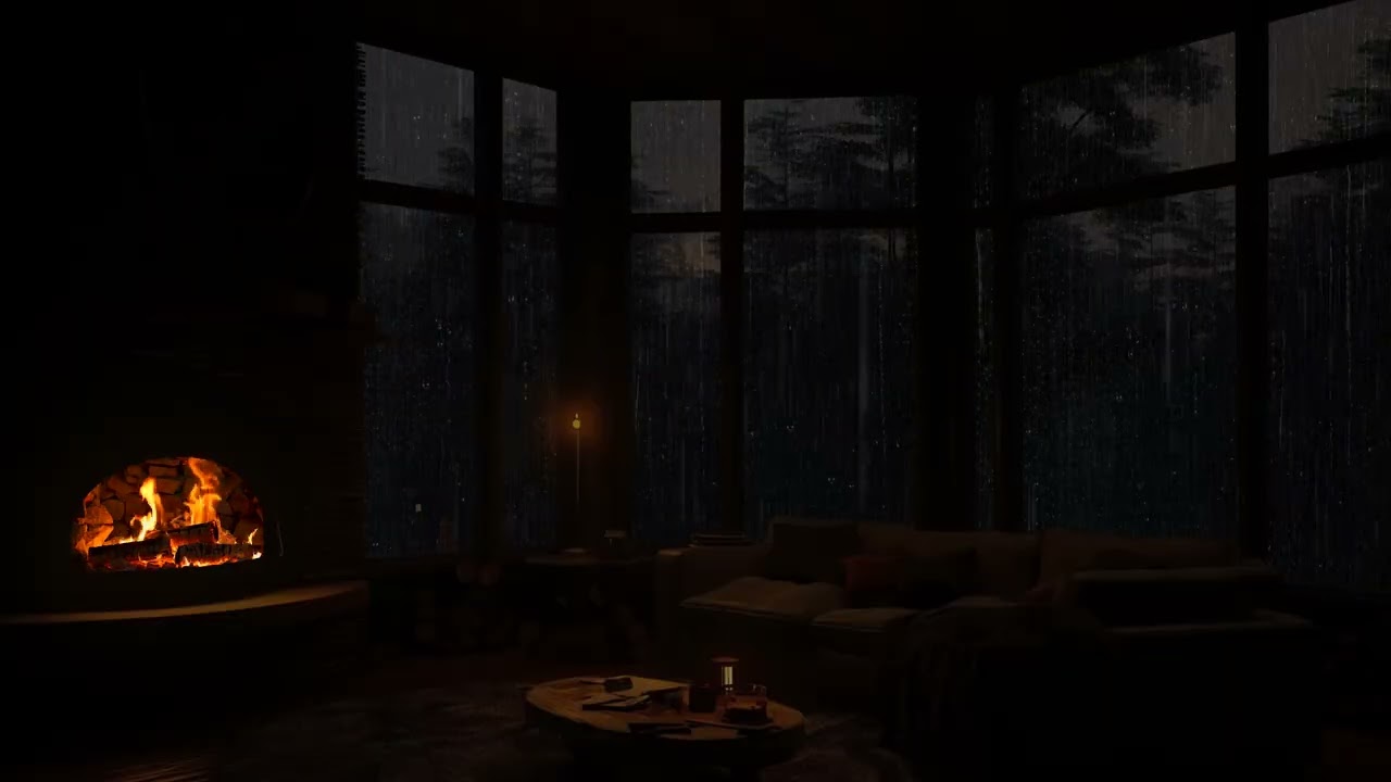 Immersive Heavy Rainstorm Atmosphere 🌧️ Continuous Natural Rain for Productivity