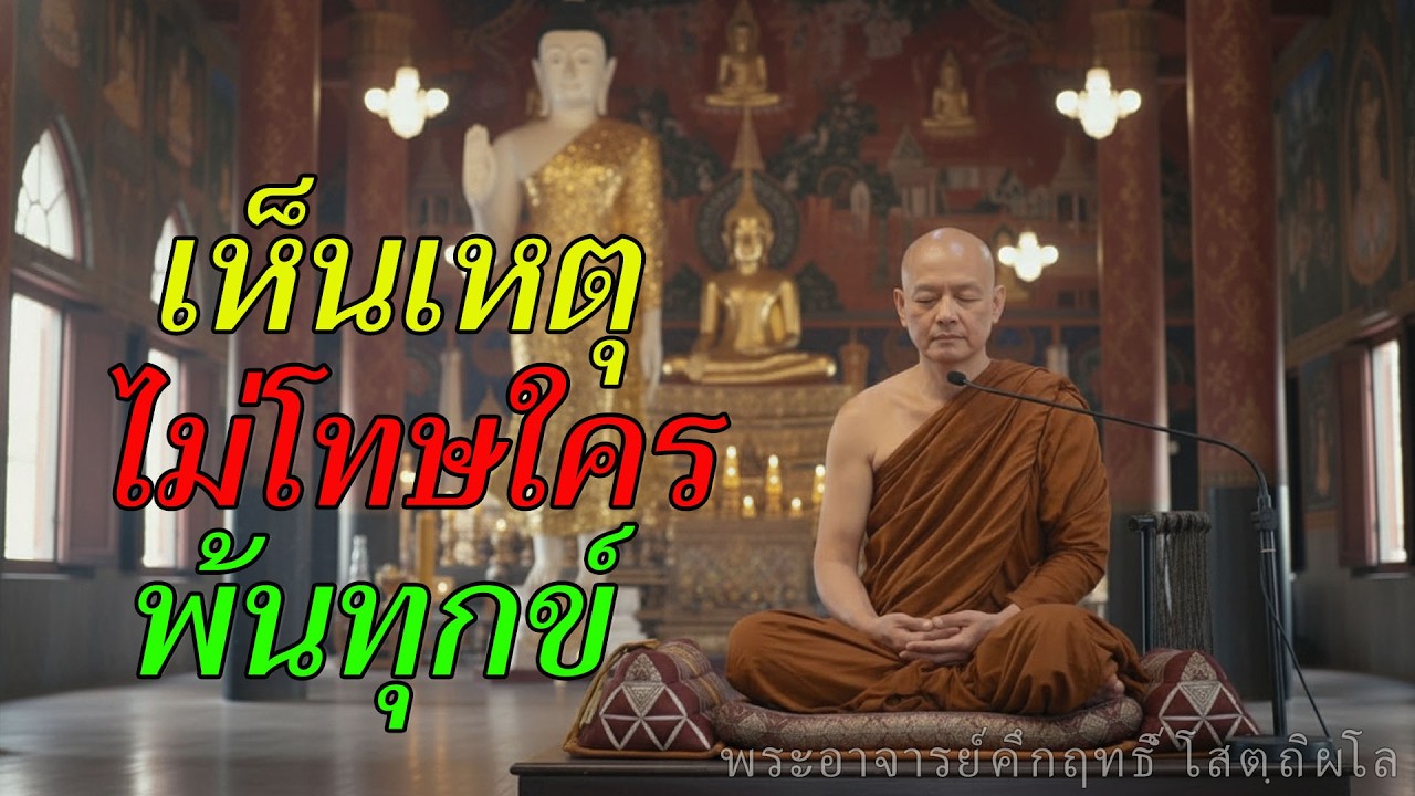 อิทัปปัจจยตา ธรรมแห่งเหตุผล ตั้งกายคตาสติ เห็นเหตุจึงพ้นทุกข์ #พุทธวจน