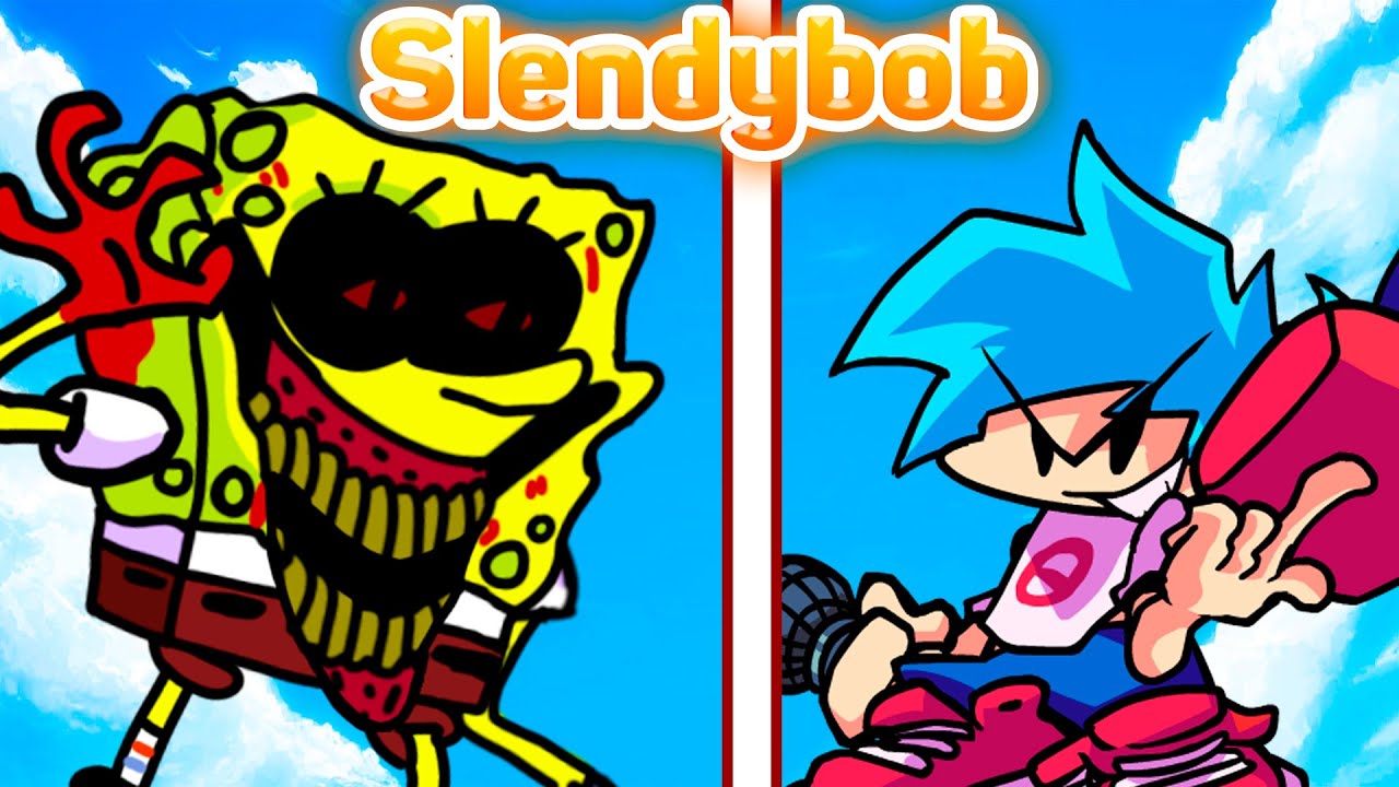 Friday Night Funkin' - VS Slendybob | Seashell (FNF Mod Hard/FNF Creepypasta)