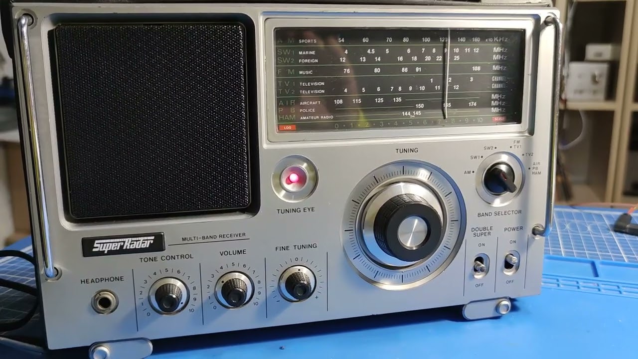 Super Radar MDK-8100DX. Multi Band Radio. Первое включение после профилактики