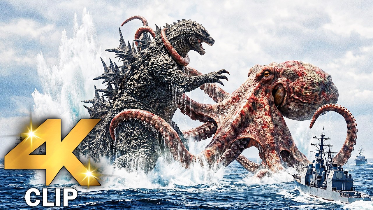 GODZILLA MINUS ZERO Clip + Trailer (4K ULTRA HD) 2026