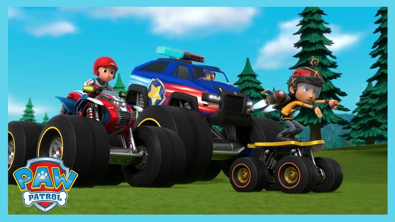 Paw Patrol Trucks & Bikes Compilation | Cartoons for Kids | WildBrain Learning Lab