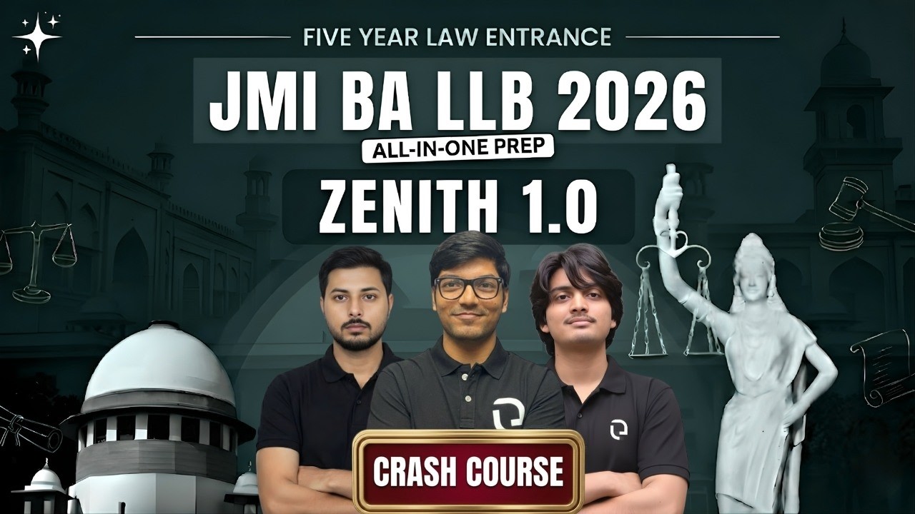 JMI Law Entrance 2026 | ZENITH 1.0: The Ultimate 30-Day JMI Crash Course🔥 #legitprep #jmiballb