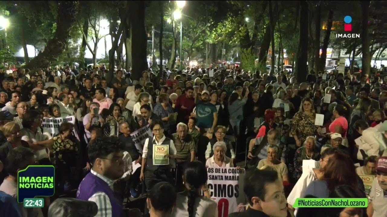 Vecinos de la CDMX protestan por la construcci&oacute;n de un albergue migrante