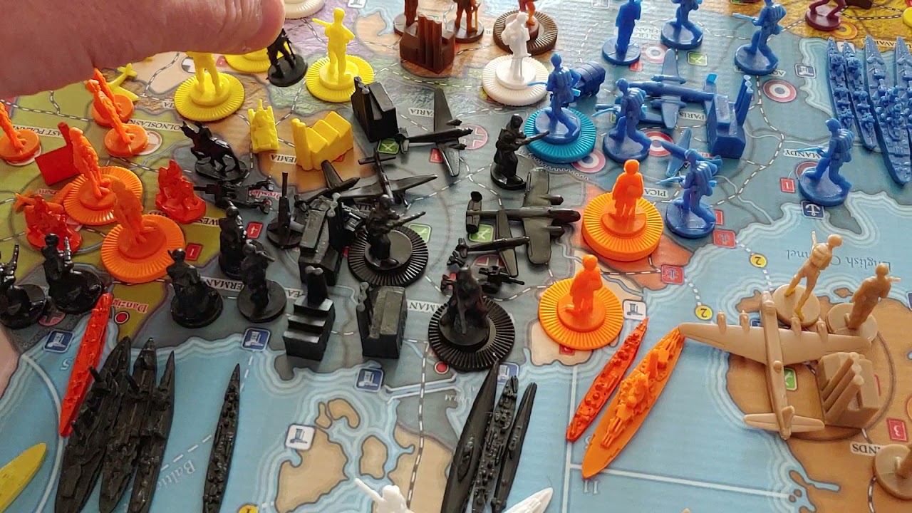 Historical Board Gaming Global War 1936 V3: Operation Live and Let Die, Germany Turn 1