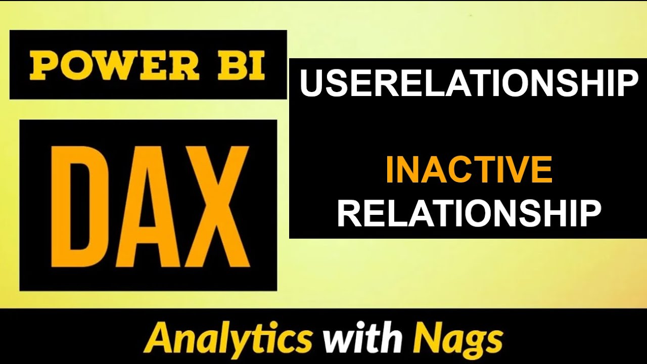 What is Roleplaying Dimension | INACTIVE Relationship |  USERELATIONSHIP Function IN DAX (50)