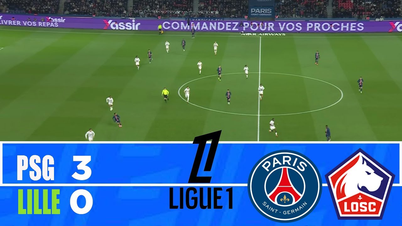 PSG vs LILLE 3-0 | 2026 Ligue 1 | Match Highlights