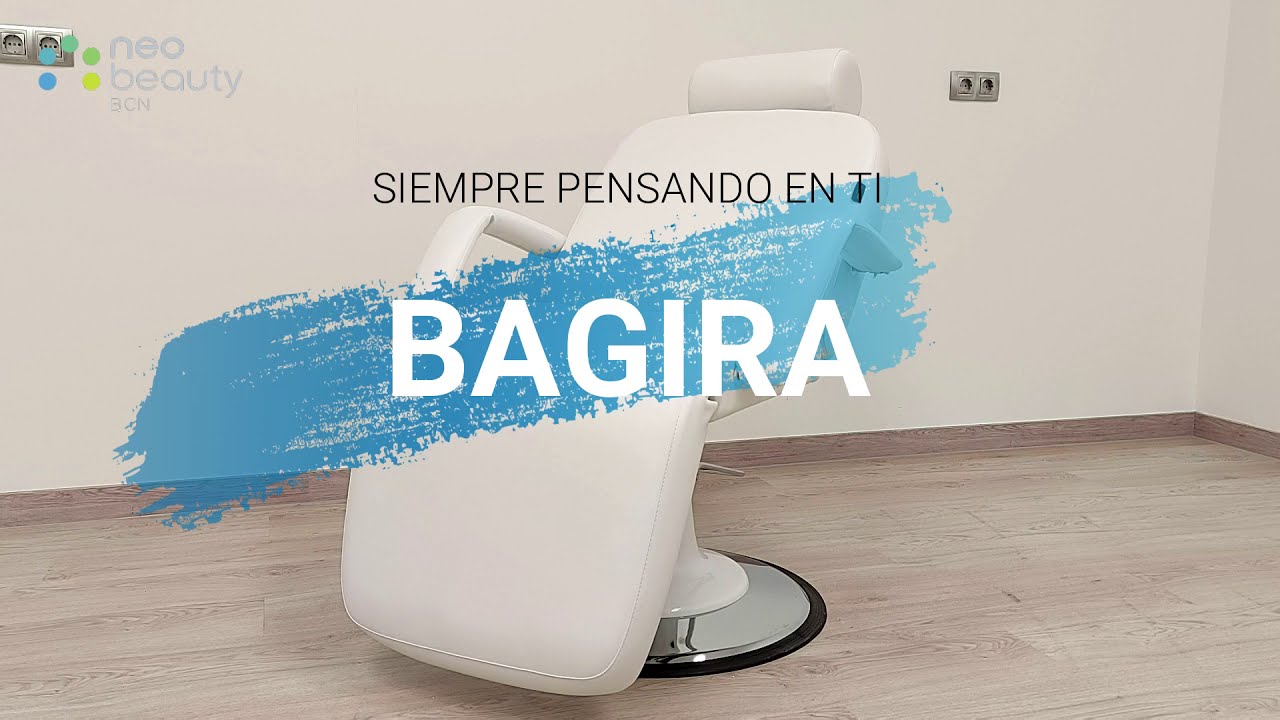 Sillón camilla estética maquillaje y extensión de pestañas BAGIRA de Neo Beauty Bcn