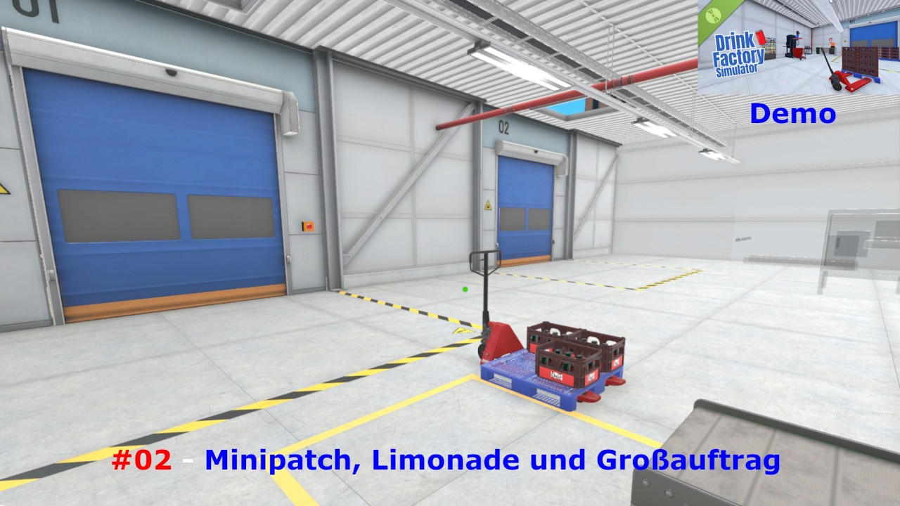 Drink Factory Simulator Demo   Minipatch, Limonade und Großauftrag