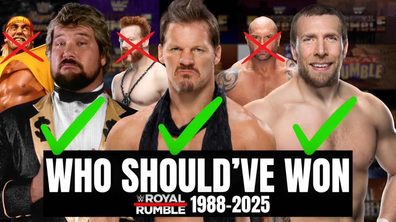 Кто ДОЛЖЕН БЫЛ ПОБЕДИТЬ в матче Royal Rumble WWE с 1988 по 2025 год?
