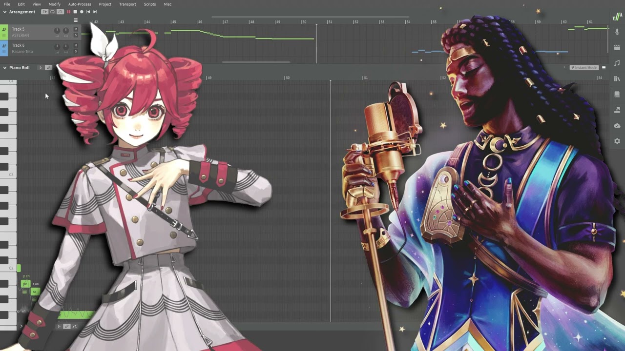 Phantom of the Opera - Kasane Teto and Asterian (SynthV ENG cover)