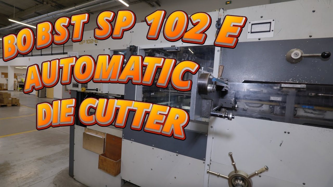 Bobst SP 102 E Automatic Die Cutter from 1990   Presented by PP Machinery