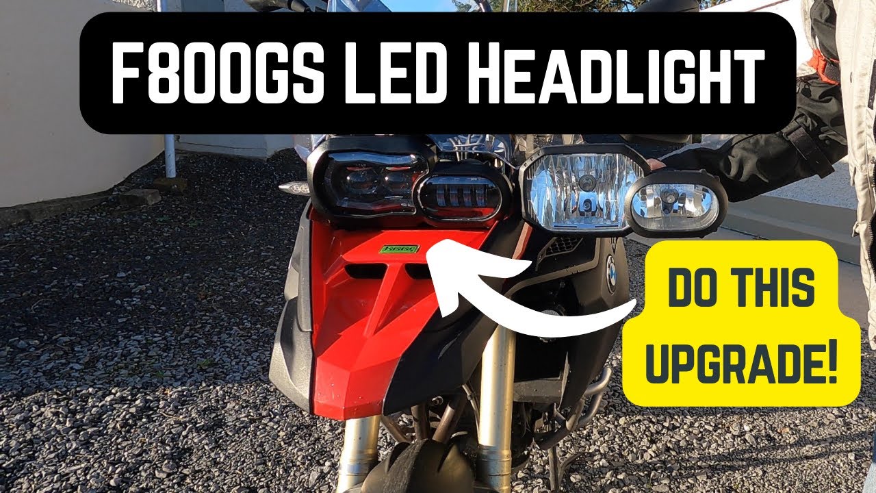 Долгосрочный обзор модернизации светодиодных фар BMW F800GS [Kemimoto]