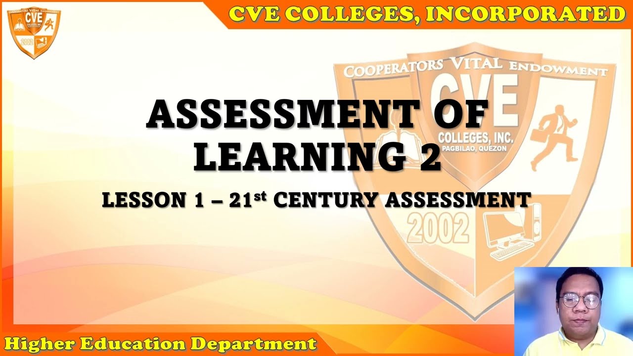 Lesson 1 - Assessment of Learning 2