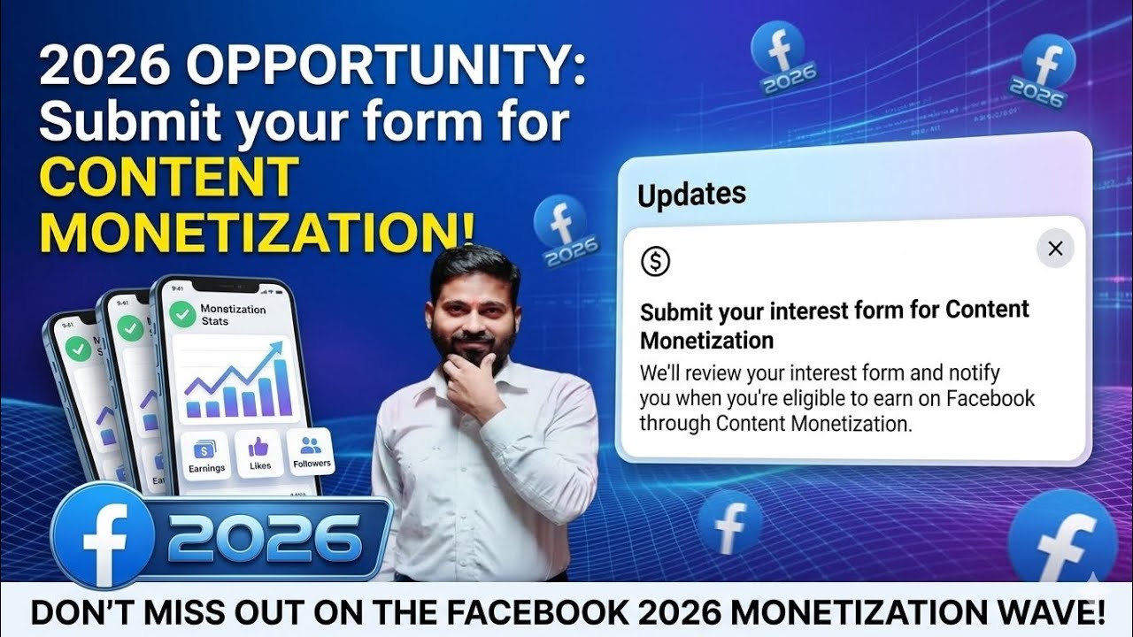 Submit Your Interest Form for Content Monetization, submit interest facebook #fbtips #facebooktips 