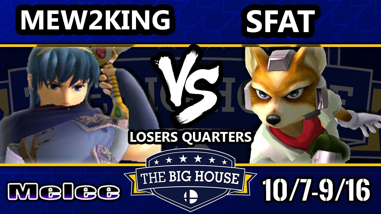 TBH6 SSBM - FOX MVG | Mew2King (Marth) Vs. CLG | SFAT (Fox) - Smash Melee Losers Quarters