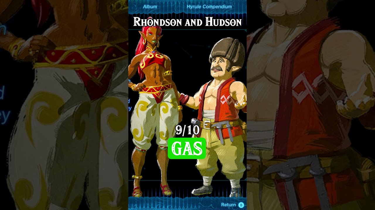 Gas or Trash: TOTK Characters