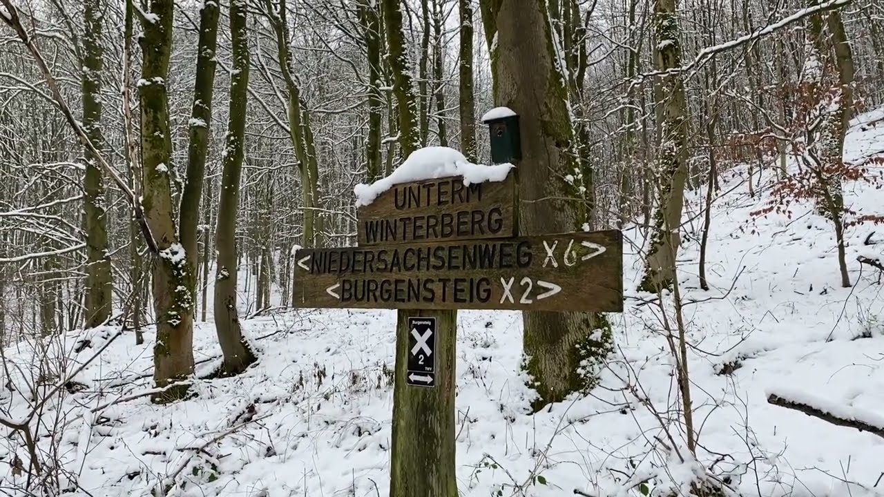 Wanderung im lippischen Bergland (Schieder, Herlingsburg, Blomberg, Kreis Lippe)