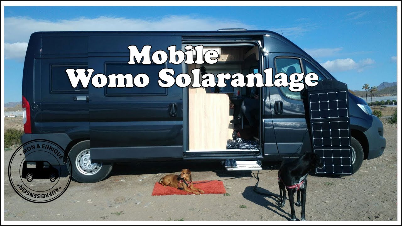 Mobile Wohnmobil Solaranlage - Solartasche - Solar autark