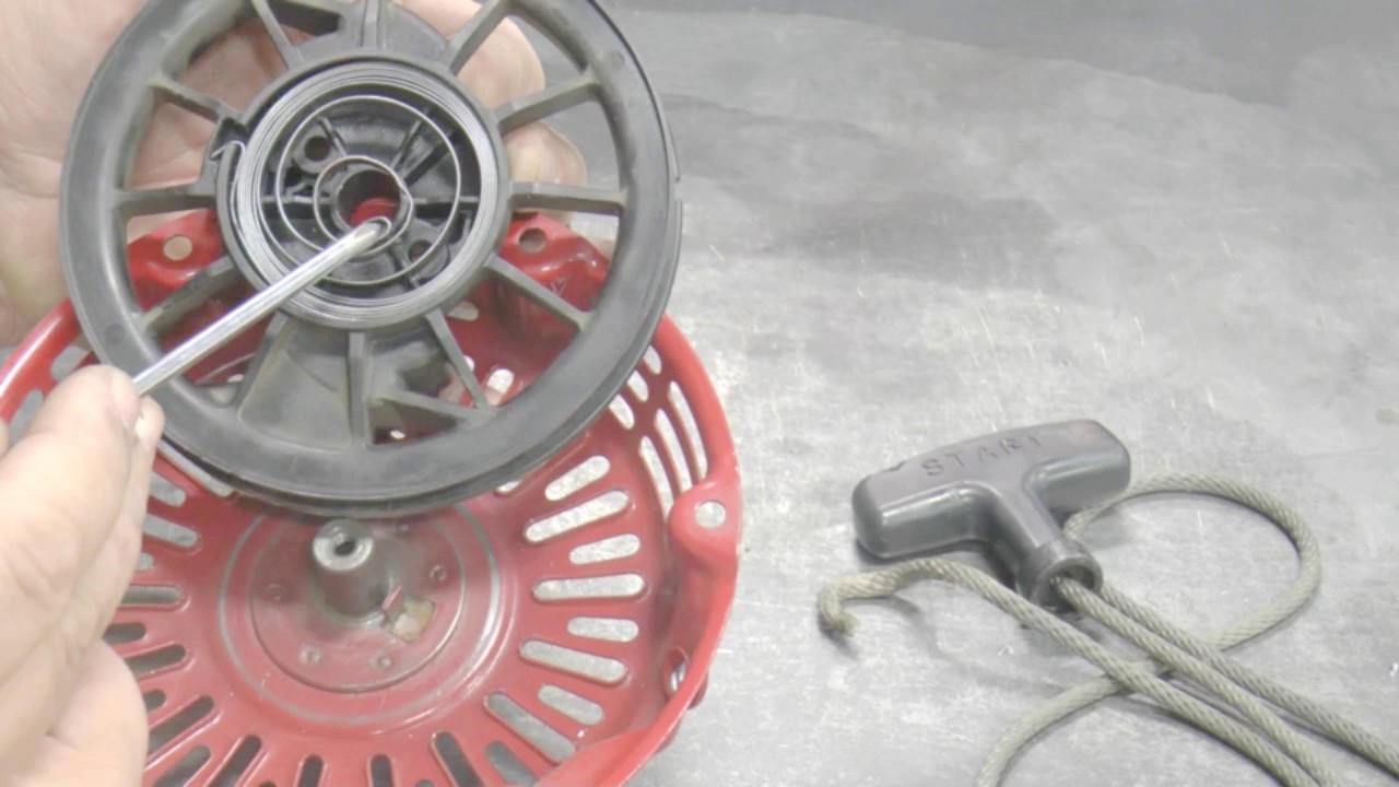 Обслуживание стартера Honda GX160