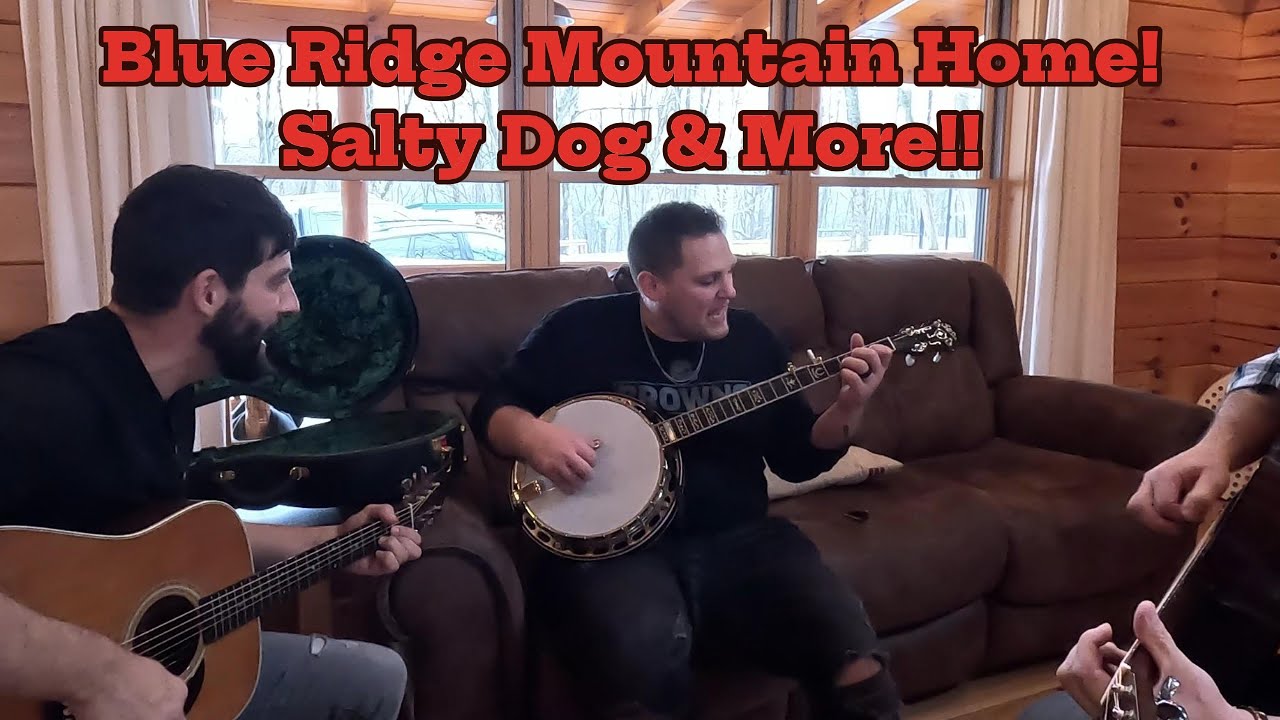 Blue Ridge Mountain Home #bluegrass #oldtimemusic #banjo #martinguitar #livemusic #flatpicking