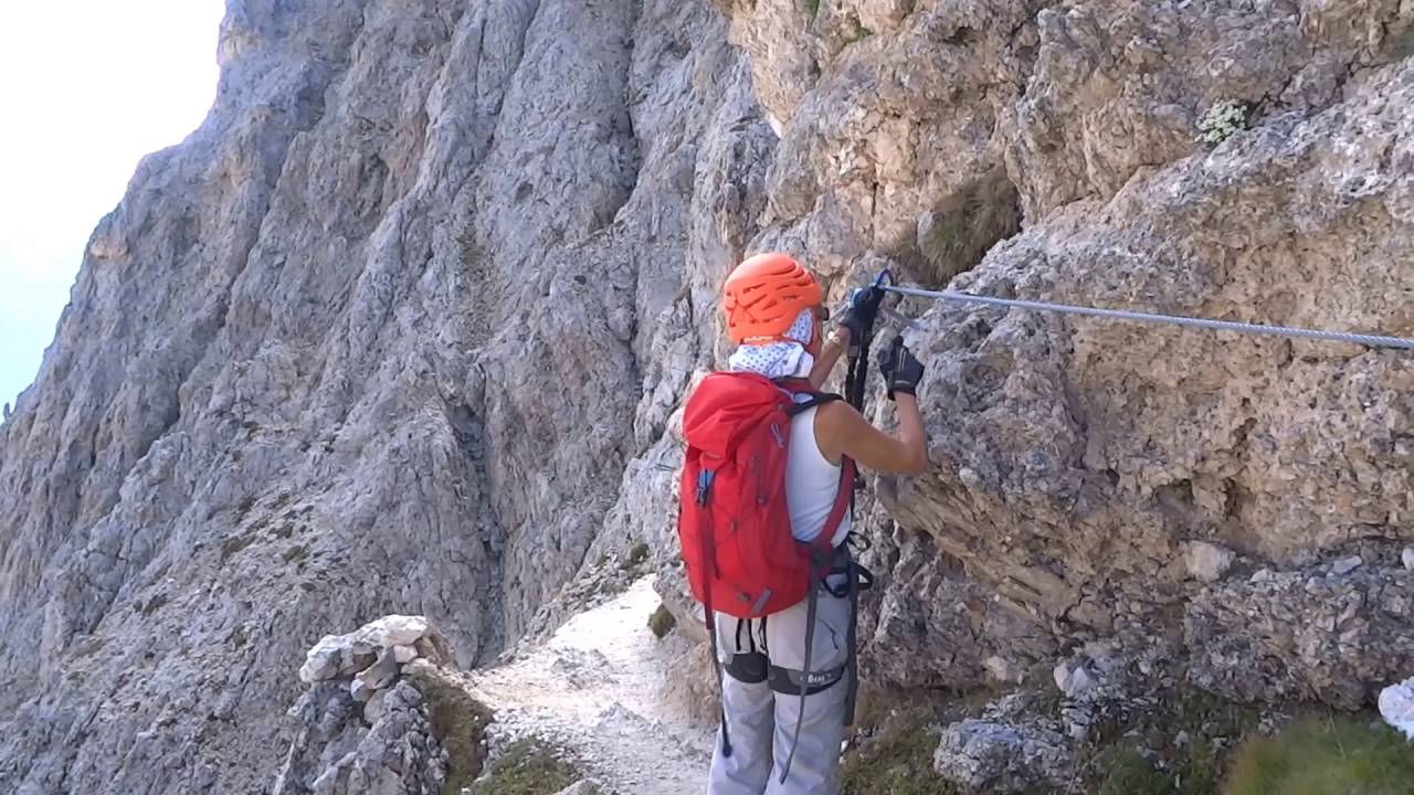 Dolomiti:  Ferrata Roda di Vael 8. 09. 2016