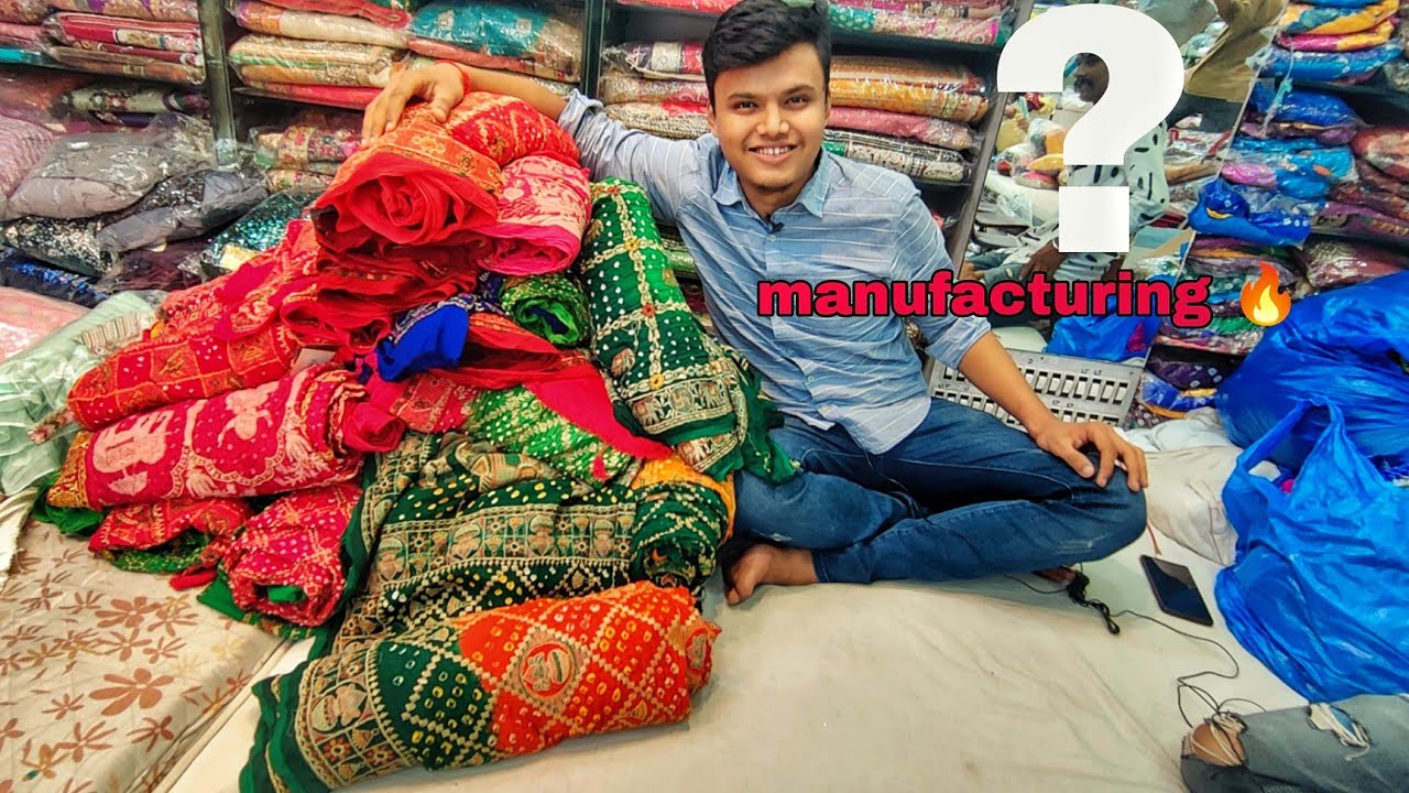 wholesale me apko direct mile gha ghare bethe ,Sagar bhai ne laya new bandhani saree collection