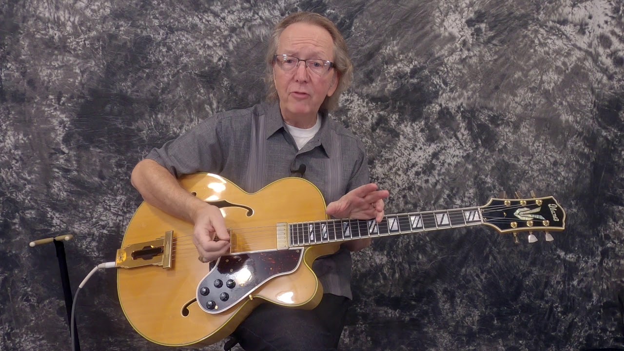1977 Ibanez Johnny Smith Lawsuit Jazz Guitar Natural Blond