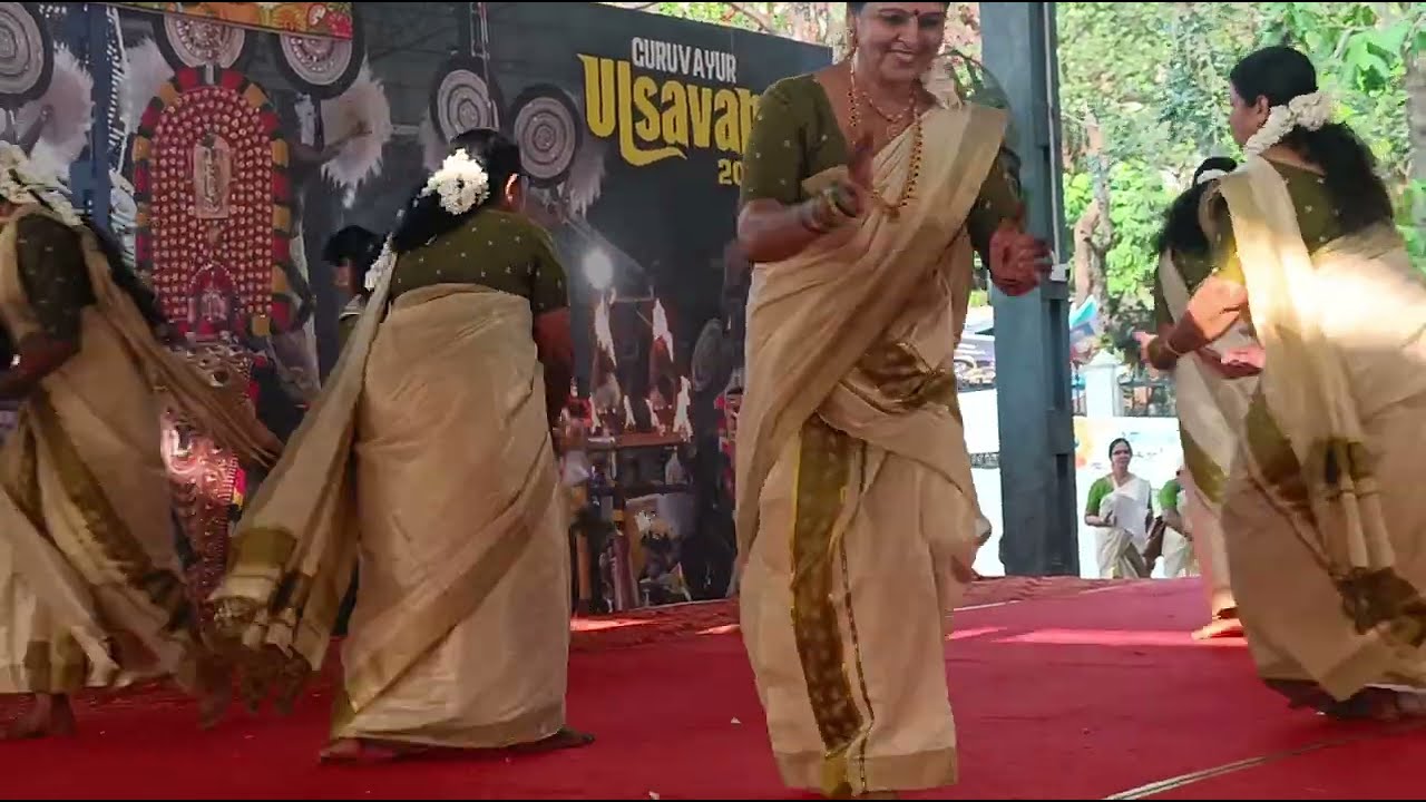 ഗുരുവായൂർ ഉത്സവം 2026 | ഭംഗിയാർന്ന തിരുവാതിരകളി | കേരളത്തിന്റെ പാരമ്പര്യ നൃത്തവിസ്മയം