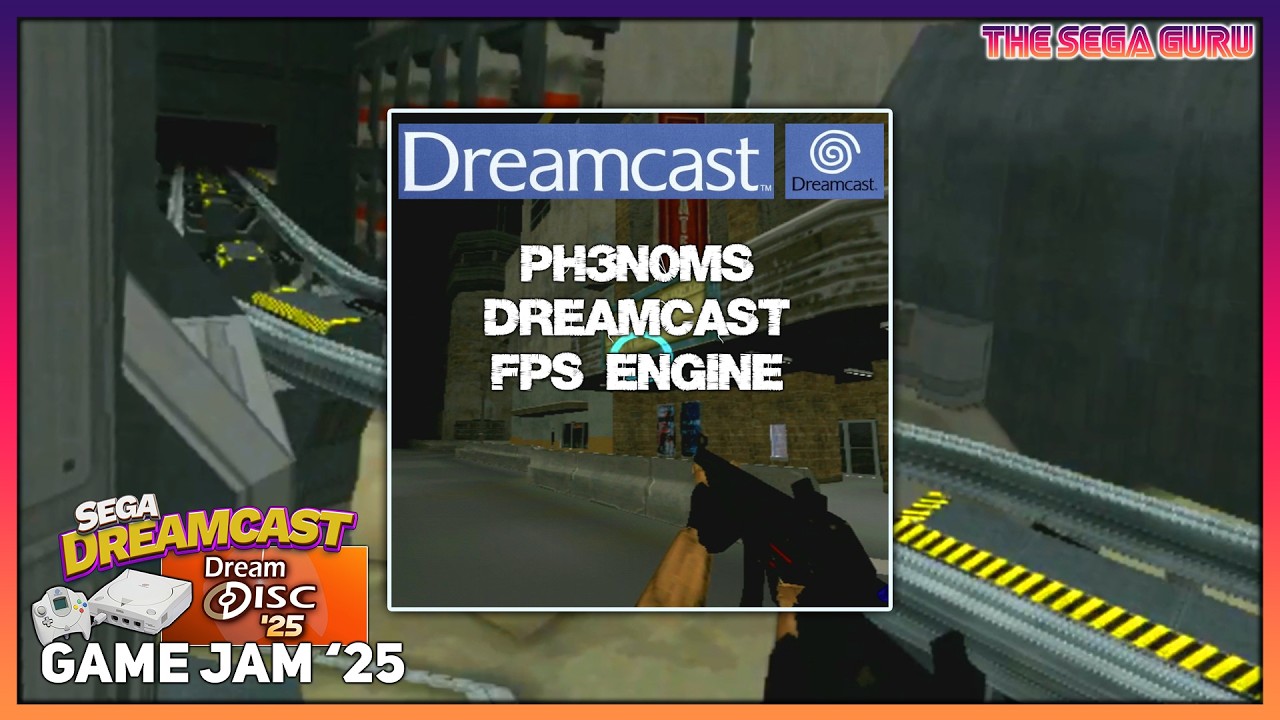 Первый взгляд на новый движок FPS для Sega Dreamcast &mdash; от Ph3n0m.