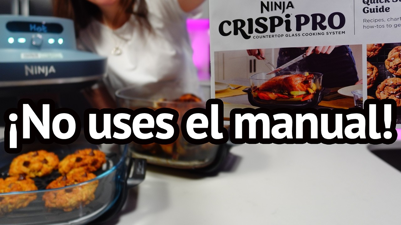 Reseña Ninja Crispi Pro: NO confíes en el recetario ⚠️ (Prueba Honesta)