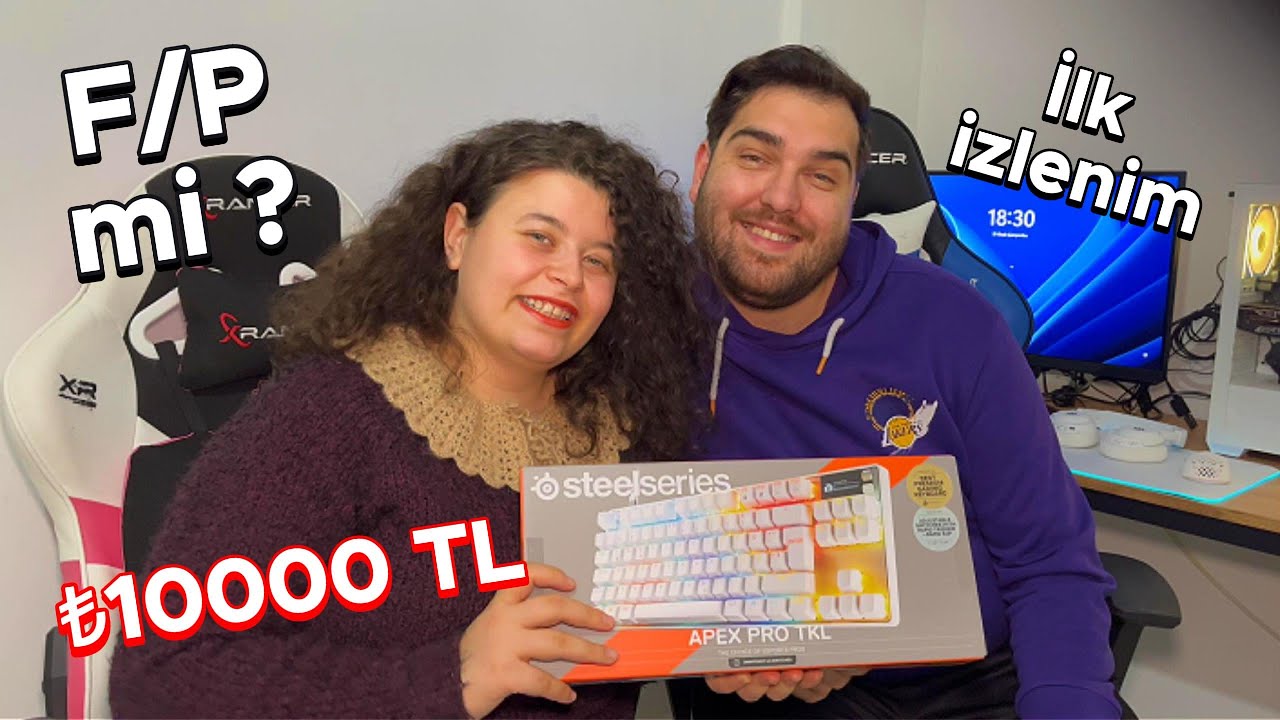 SteelSeries Apex Pro TKL Gen 3 Kurulum & Tanıtım | Eşimle Birlikte 🎹✨