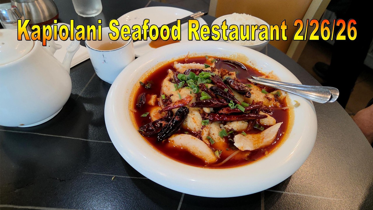 Kapiolani Seafood Restaurant 2/26/26 in Honolulu, Oahu, Hawaii