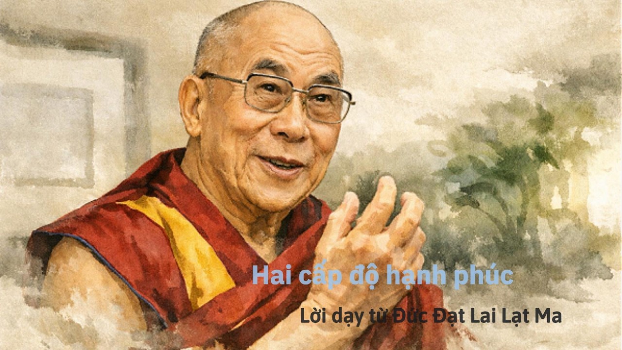 Hai cấp độ hạnh phúc: Lời dạy từ Đức Đạt Lai Lạt Ma