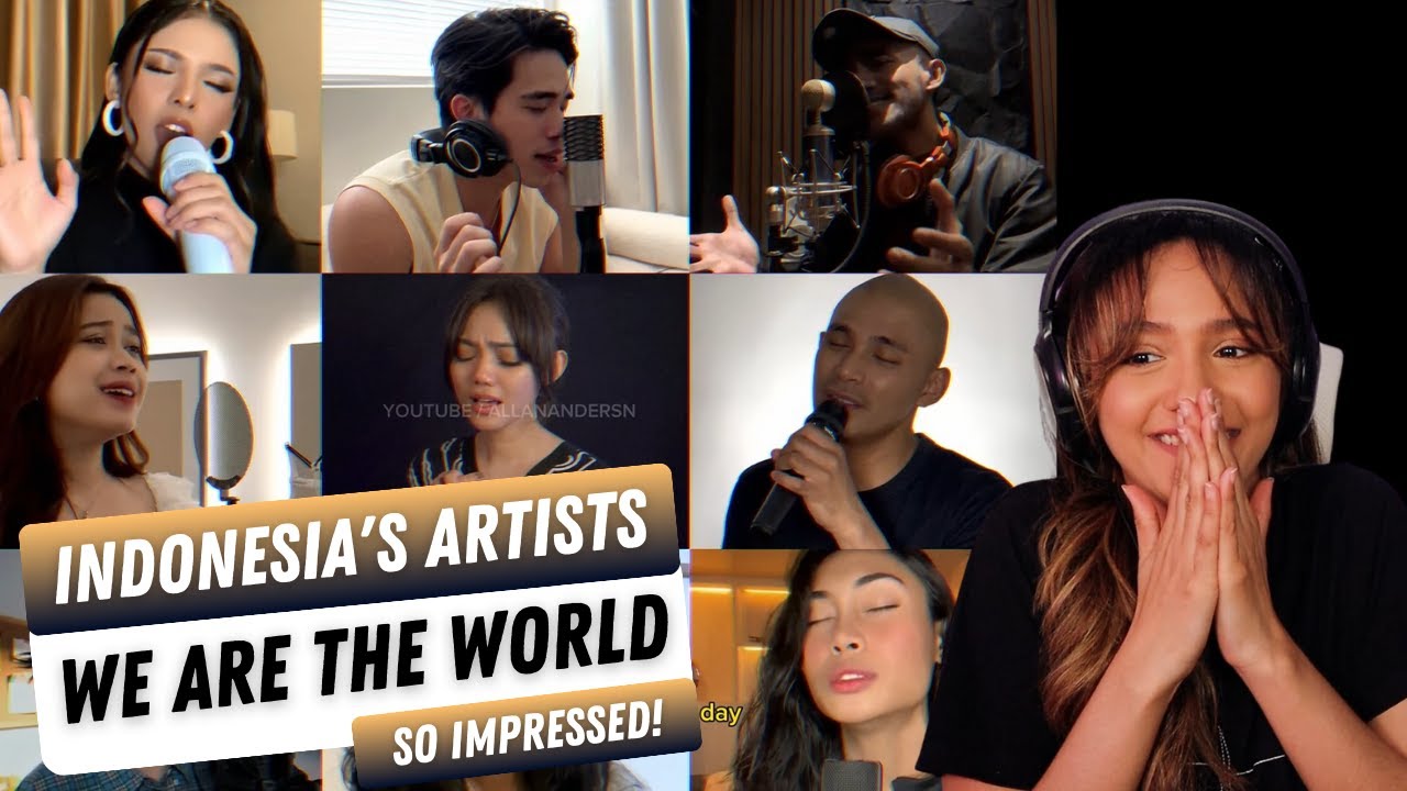 Indonesia's Various Artists - We Are The World (Cover) | REACTION!!