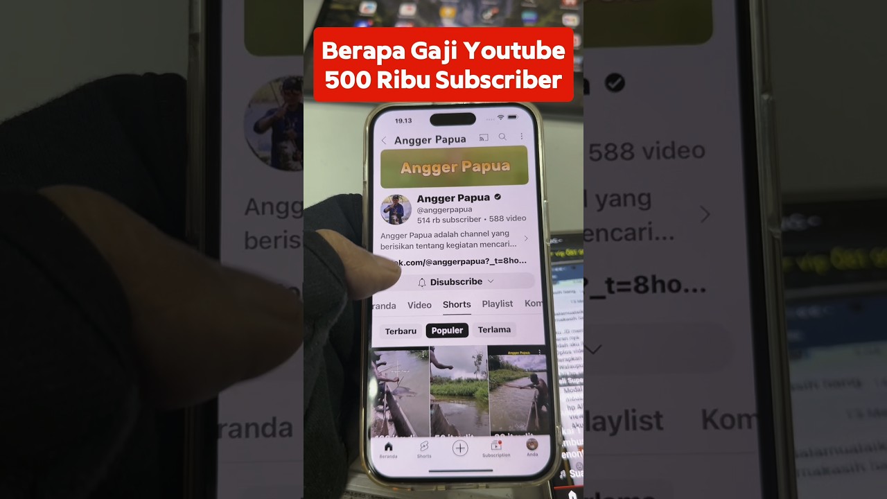 Berapa Gaji Youtuber 500 Ribu Subscriber #tutorialyoutube #gajiyoutube