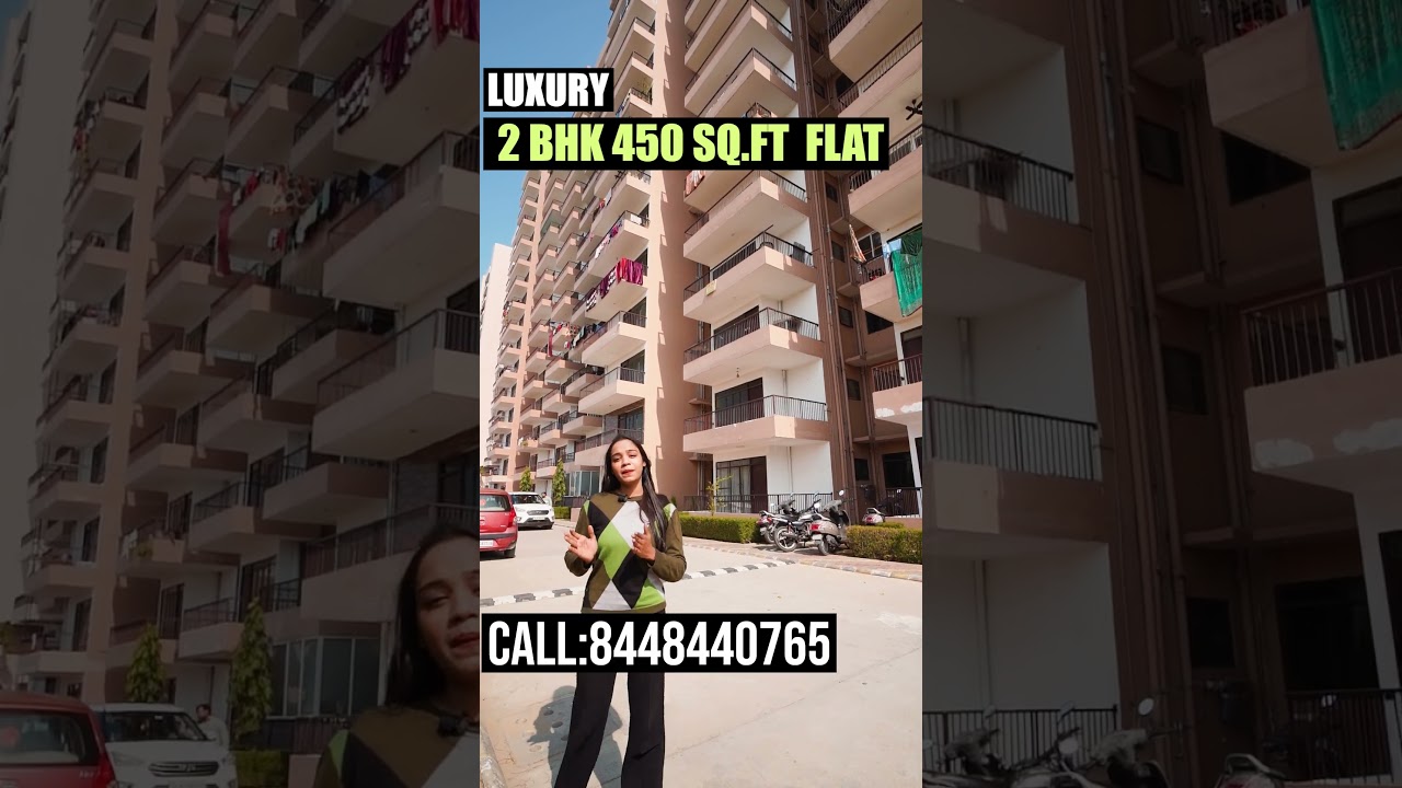 2BHK 450 Sq.Ft Flat in Gurgaon is Only 15 mint. Drive from NH8. For more Details call- 8448440765.