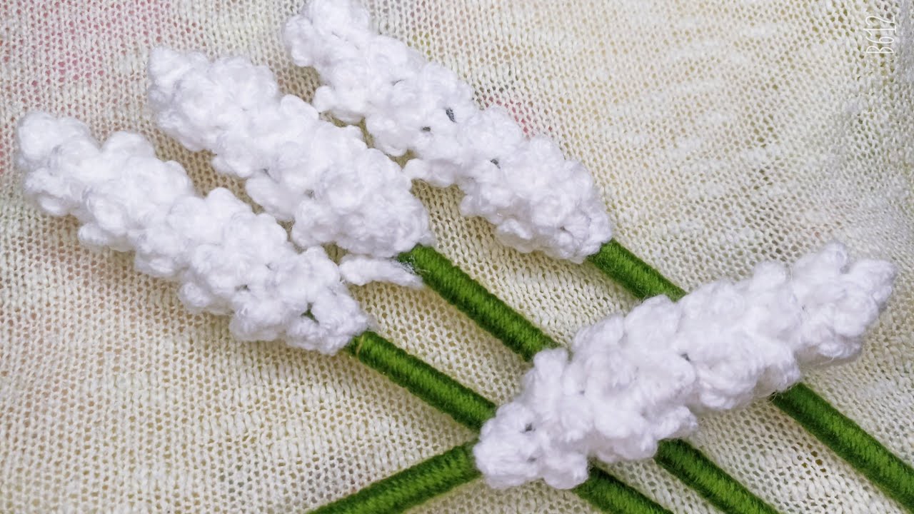 flor lavanda tejida a crochet 💞