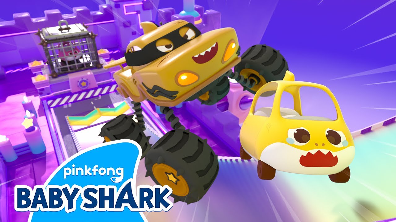 [🛻NEW] Zoom! Monster Truck Baby Shark! | Toy Car Baby Shark to the Rescue | Baby Shark Official