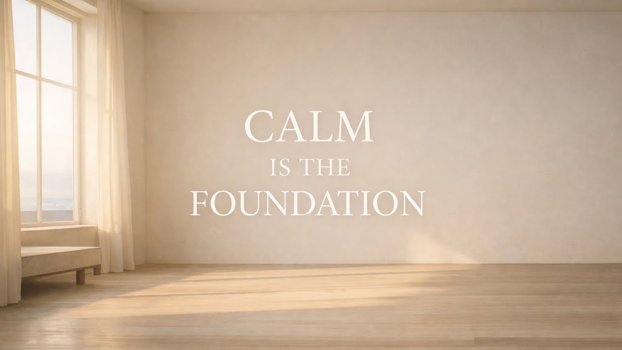 Minimalism: Calm Is the Foundation