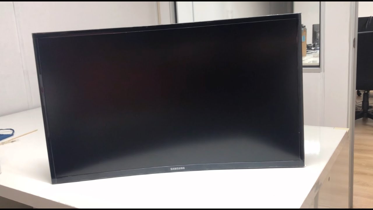 开箱 Samsung Essential Curved Monitor #winpro #unbox #samsung #curved #essential #monitor
