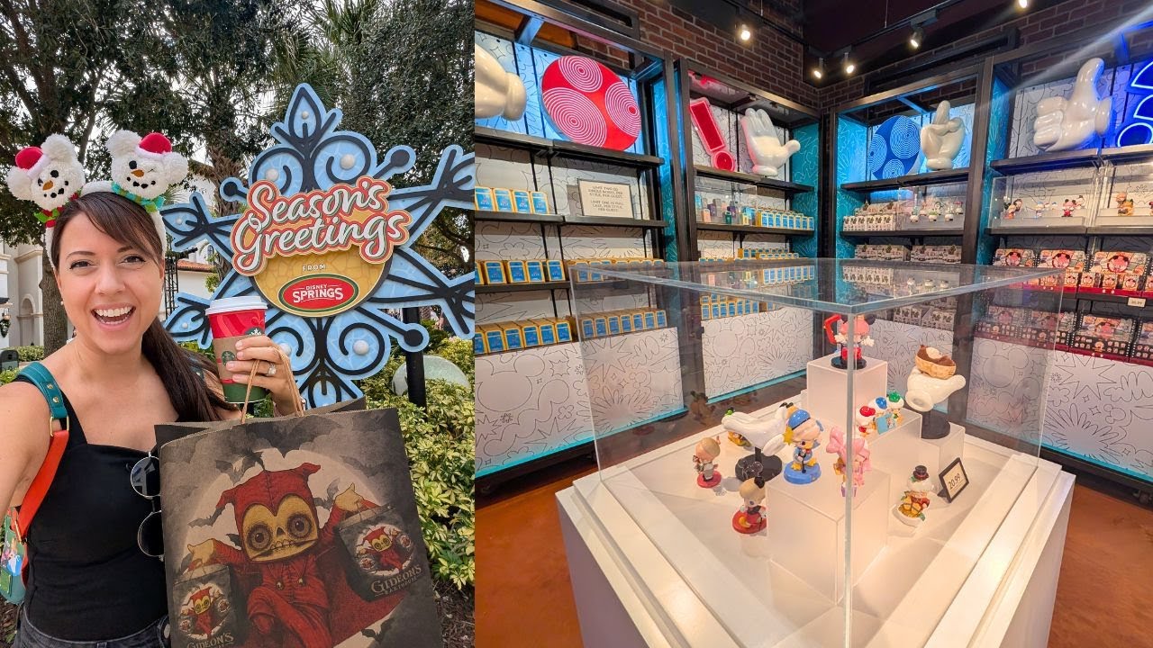 Что нового в Disney Springs в декабре? Новый магазин товаров от Disney и праздничные украшения!