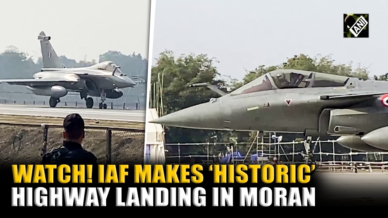History made on Moran Highway: IAF's emergency runway trial landing successful